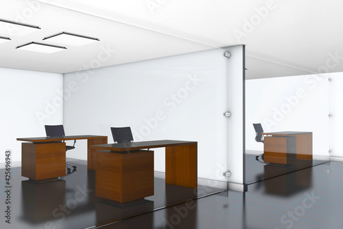 Abstract office wall.