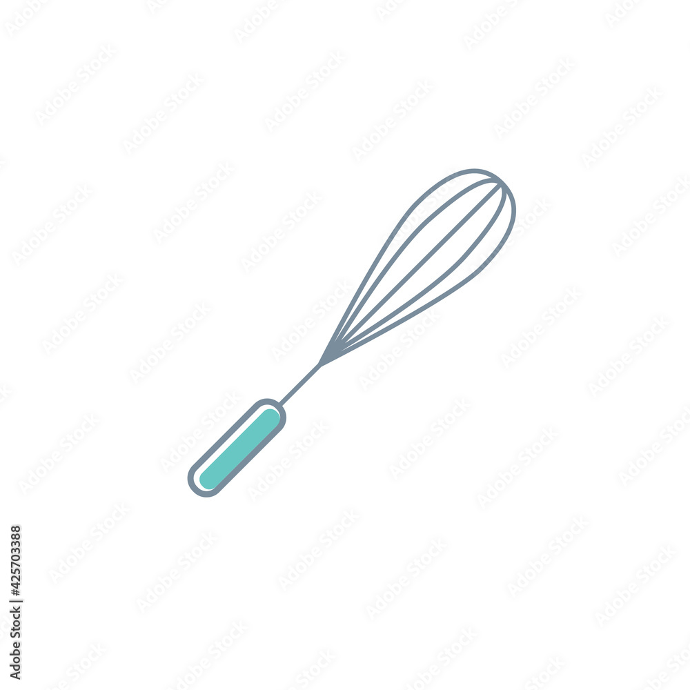 Vector whisk icon mixer. Kitchen beater cooking whisk bakery food blender Vector whisk icon mixer. Kitchen beater cooking whisk bakery food blender