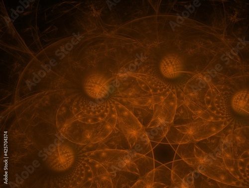 Imaginatory fractal background generated Image