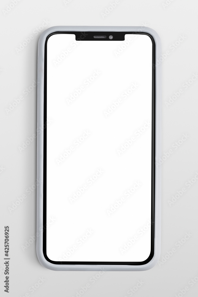 Mobile phone screen mockup digital device Mobile phone screen mockup digital device
