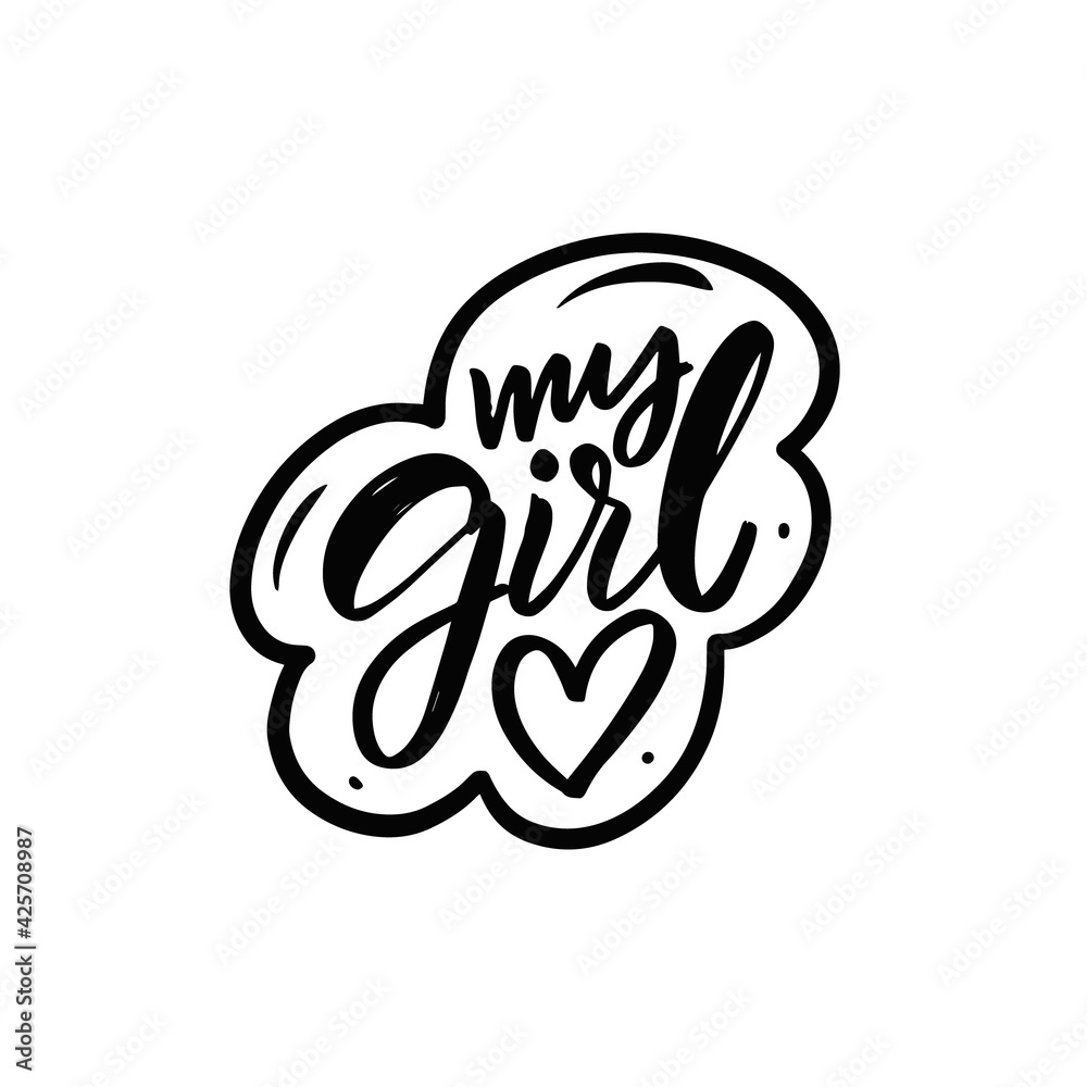 A simple yet endearing design featuring the phrase A simple yet endearing design featuring the phrase