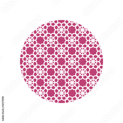 Abstract circle background icon design template