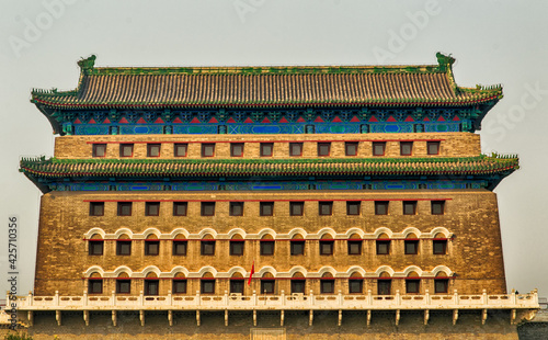 Zhengyangmen archery tower. photo