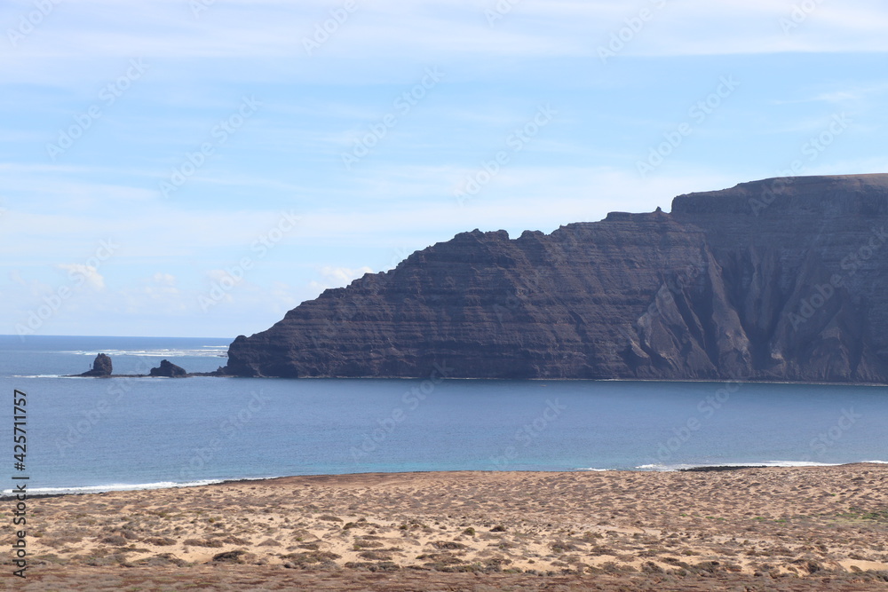 Paysages La Graciosa Lanzarote Îles Canaries Espagne 