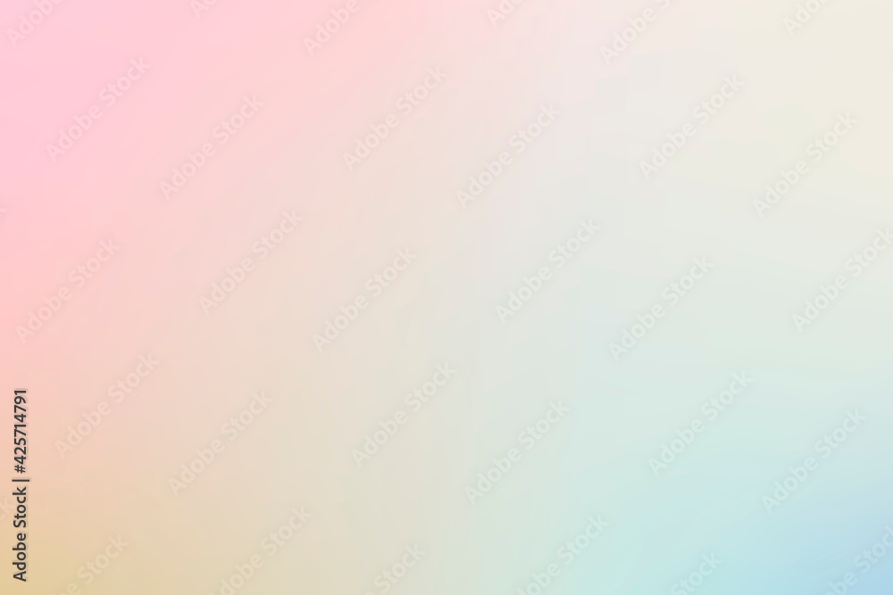 Gradient graphic in spring light pink and blue - obrazy, fototapety, plakaty 