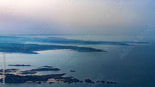 Dinard saint malo rance frehel Grouin from aerial view