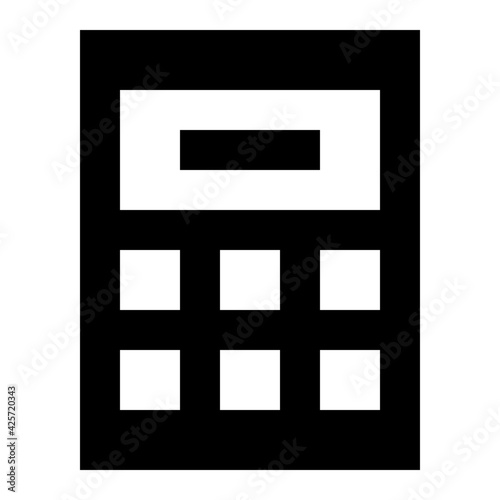  Grab this premium quality linear icon of calculator