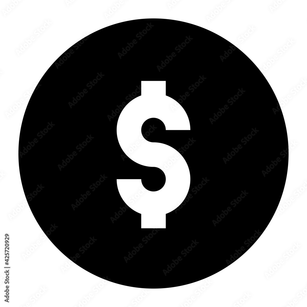A very well designed linear icon of dollar coin
A very well designed linear icon of dollar coin
