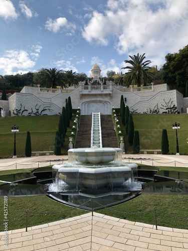 Bahai Gardens Israel Haifa tourist attraction