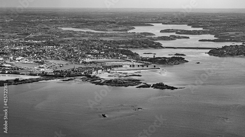 Dinard saint malo rance frehel Grouin from aerial view photo