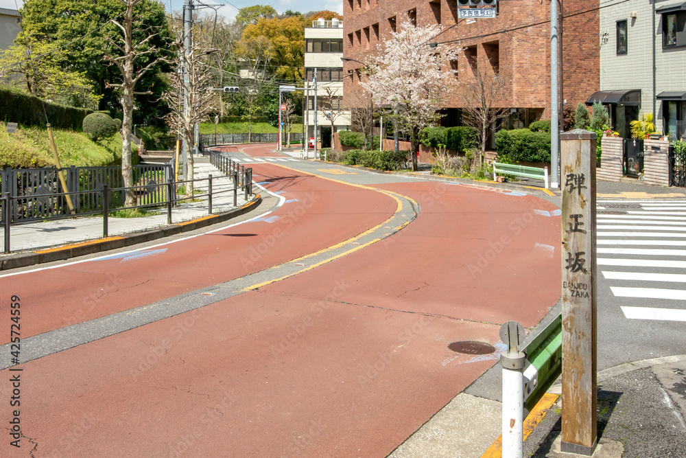 Obraz premium 東京都港区赤坂の弾正坂 
