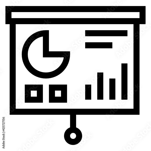 
Grab this premium quality linear icon of business lecture 

