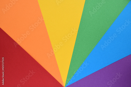 LGBT rainbow color background.