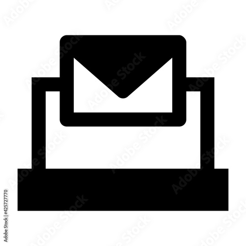 
Grab this premium quality linear icon of business mail 

