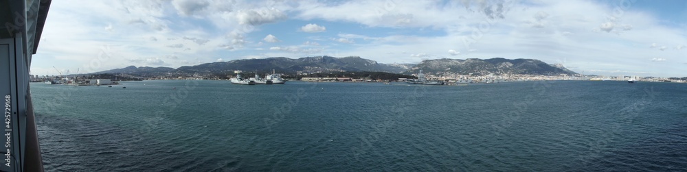 Panorama von Toulon, Frankreich