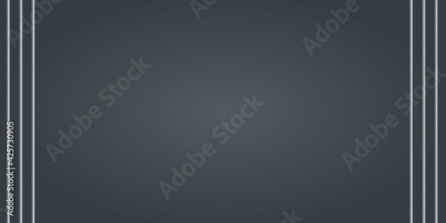 Vector background with copper rebars and copy space. Induastrial banner template on dark gray background. Vector illustration realistic metal rods and bars for building and construction.