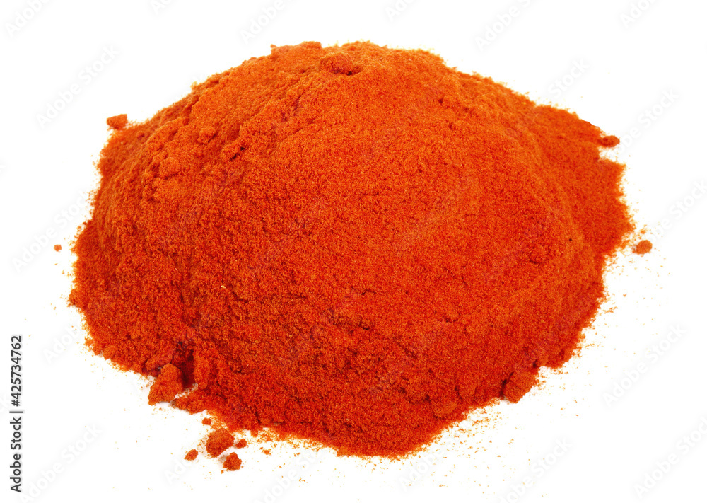 Tomatoe Powder on white Background Isolated Tomatoe Powder on white Background Isolated