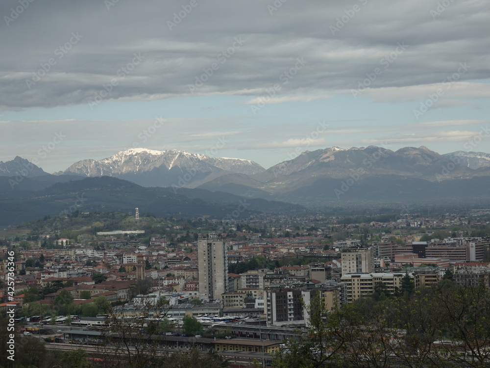 Panorama of the city of Vicenza
