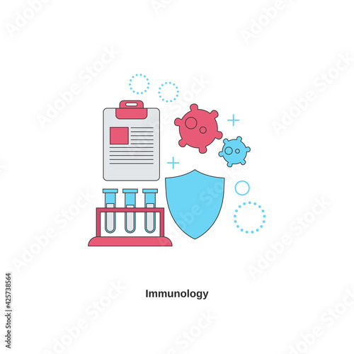 Immunology concept. Immunity health.