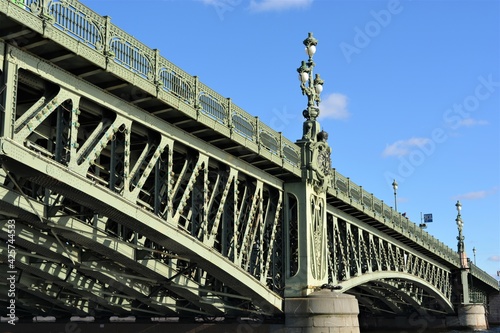 bridge over the river city old town Saint Petesburg city ​​walk architecture