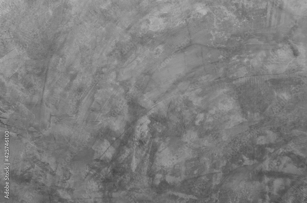 Naklejka premium Grey concrete loft style background, polished cement wall texture.