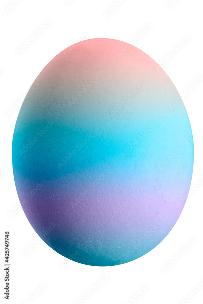Large picture of an easter egg with rainbow colors. Large picture of an easter egg with rainbow colors.