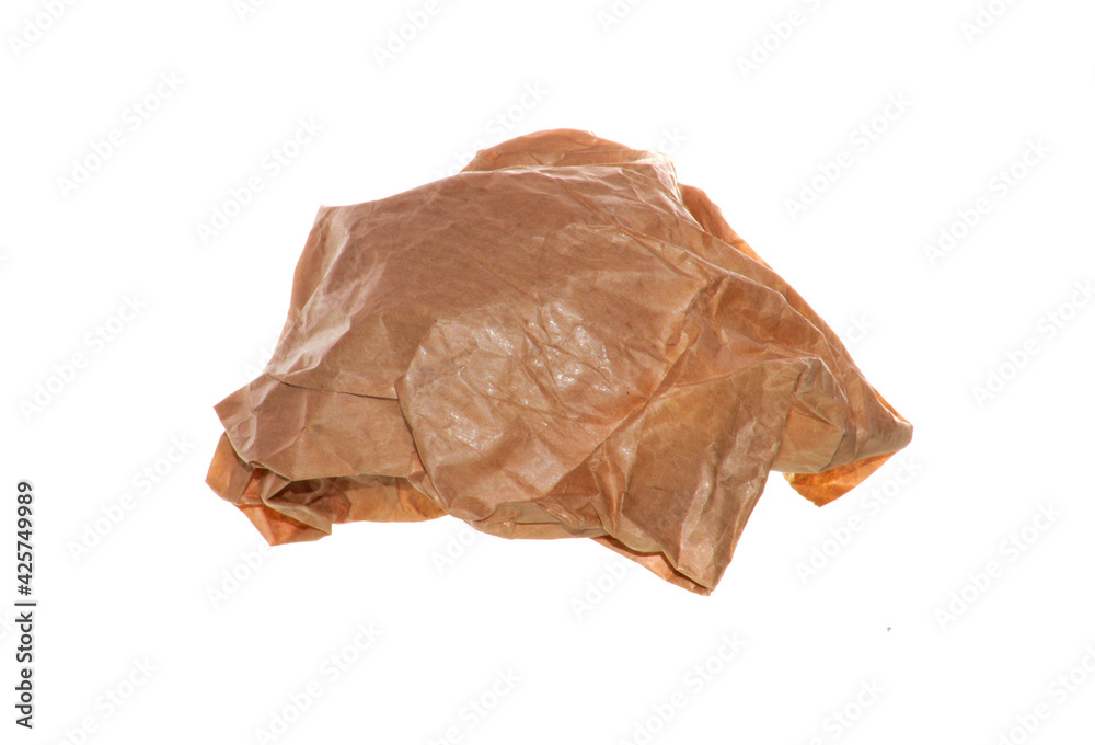 crumpled paper isolated on white background crumpled paper isolated on white background