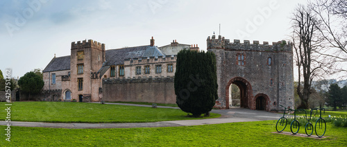 Panorama of Torre Abbey, Torquay, Devon, England, Europe