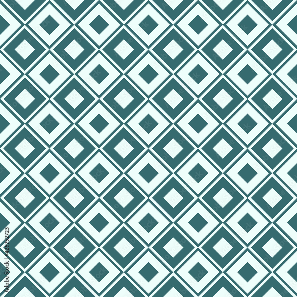 Seamless diagonal square pattern background. Vector geometric background with squares.