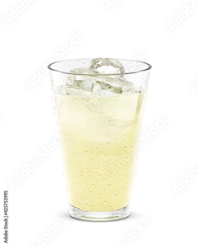 グラス りんごジュース 飲み物 氷 イラスト リアル 汗