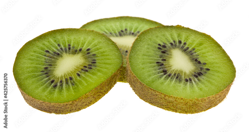 Fototapeta premium Kiwi isolated on white background close-up.