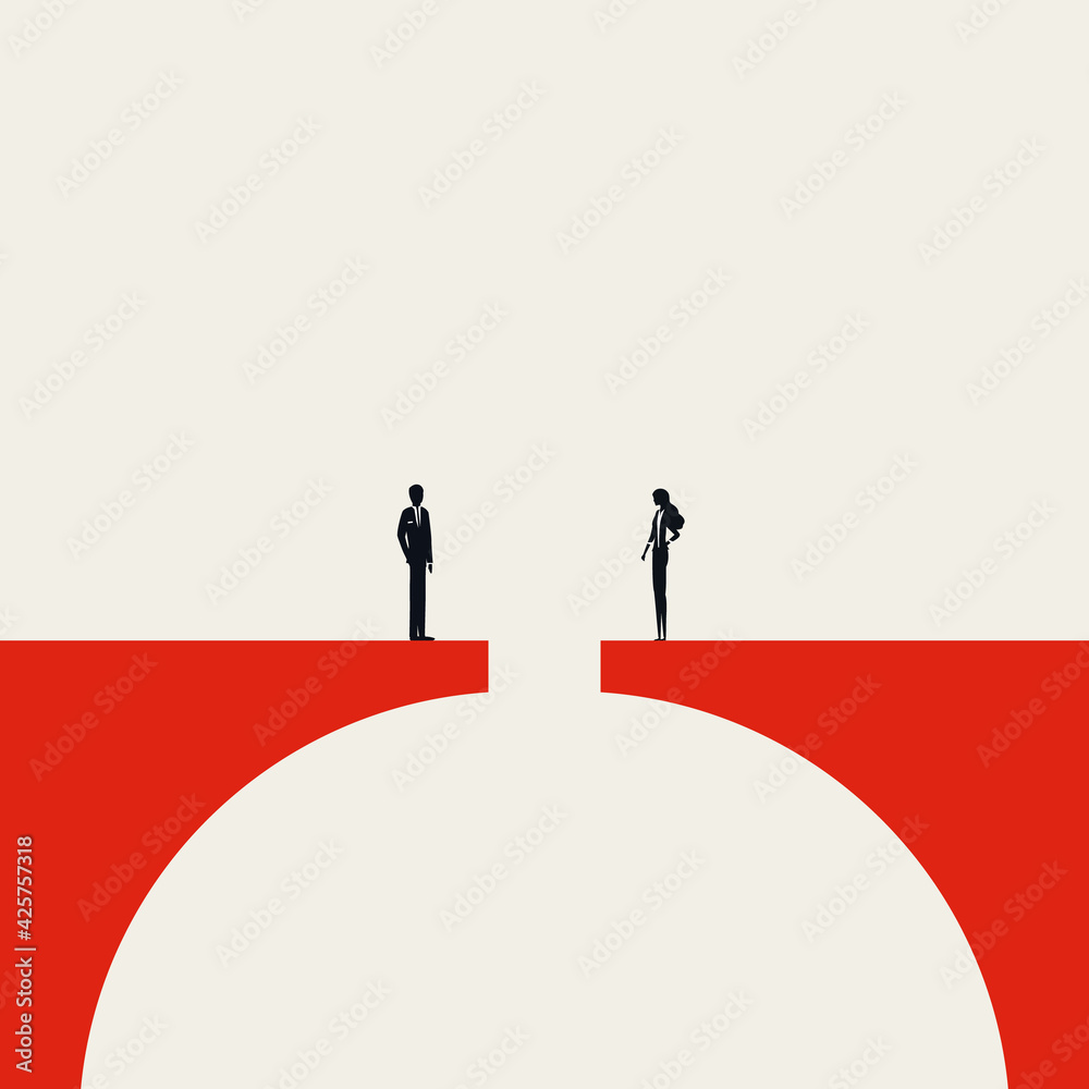 Business communication vector concept. Symbol of relationship, negotiation, agreement. Minimal illustration Business communication vector concept. Symbol of relationship, negotiation, agreement. Minimal illustration