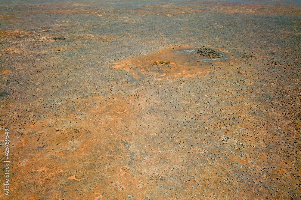 Flat desert plain with no trees