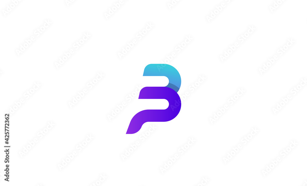 initial BP PB Logo Monogram design vector illustration initial BP PB Logo Monogram design vector illustration
