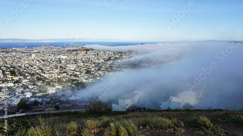 fog over San Francisco
