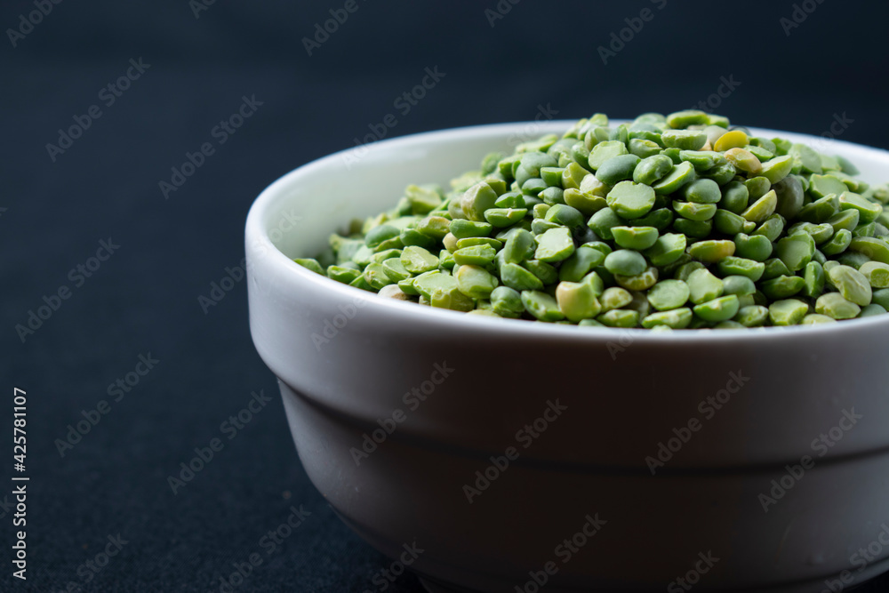 bowl of green peas bowl of green peas