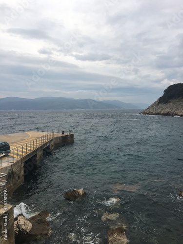 pier in the sea