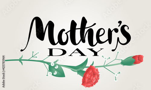 母の日 文字＆フレーム素材