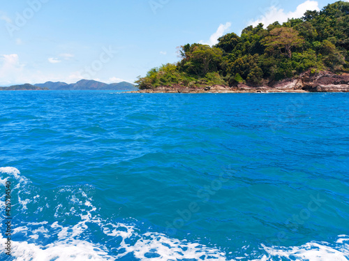 tropical island in the sea