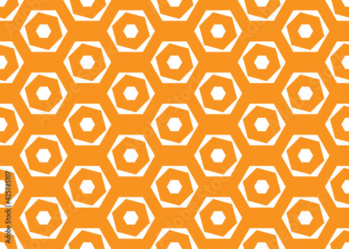 Yellow background with rhombuses styled geometric seamless pattern background.