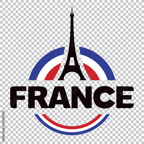 LOGOTYPE FRANCE AVEC TOUR EIFFEL