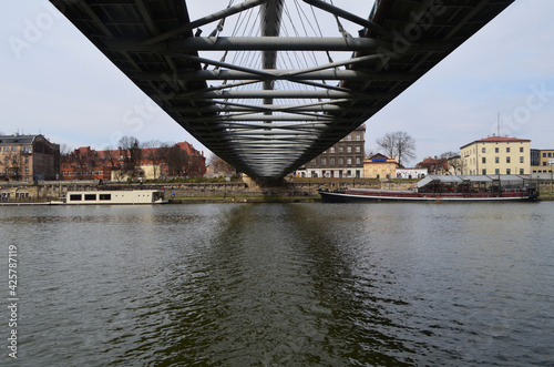 Kładka Ojca Bernatka w Krakowie/Father Bernatek footbridge in Cracow, Lesser Poland, Poland 