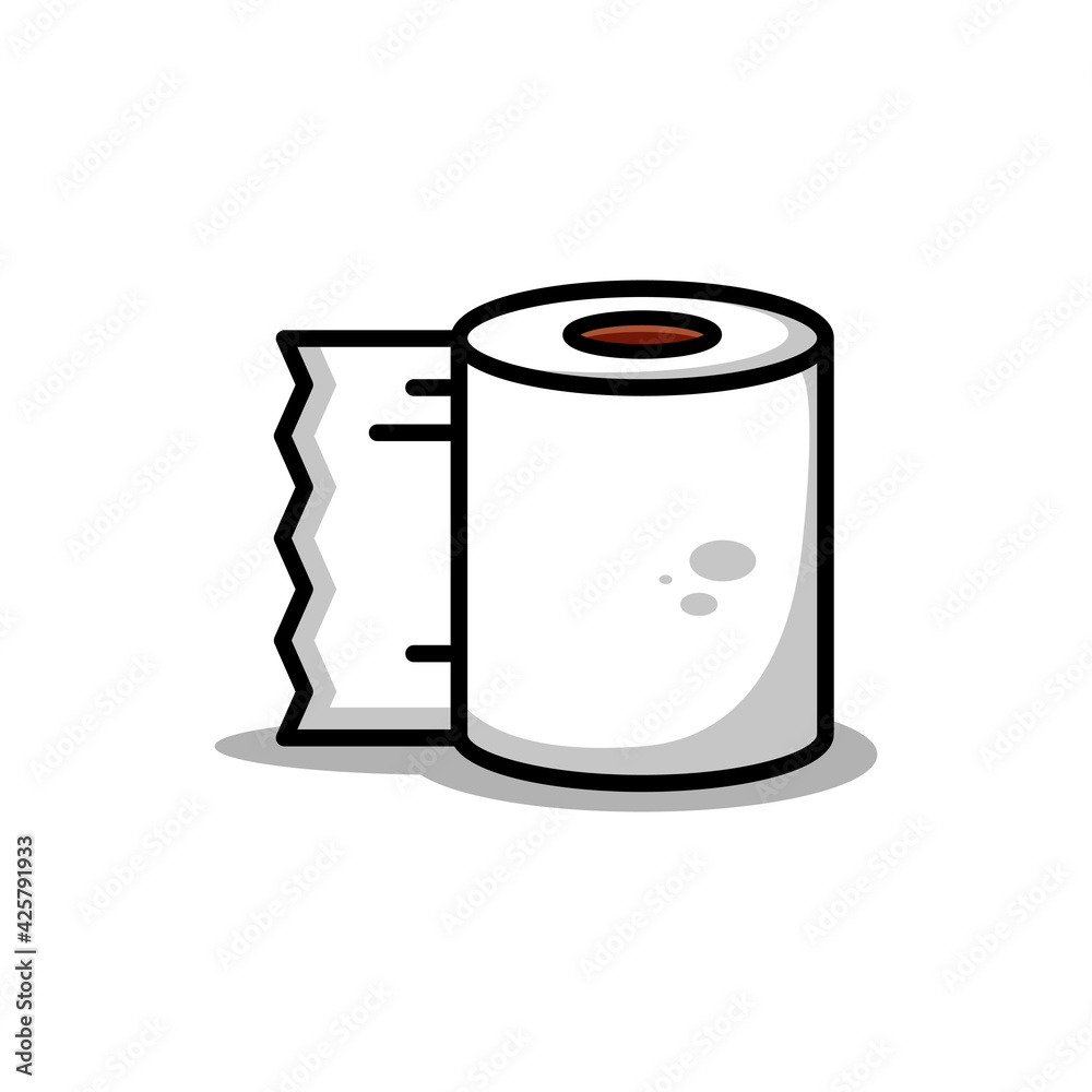 vector tissue illustration design. The tisue with an outline is suitable for stickers, icons, mascots, logos, clip art, and other graphic purposes vector tissue illustration design. The tisue with an outline is suitable for stickers, icons, mascots, logos, clip art, and other graphic purposes