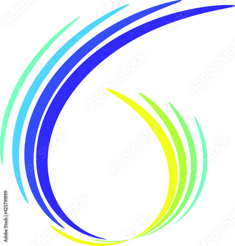 Logo or icon abstract for blockchain industry, 3d vector illustration