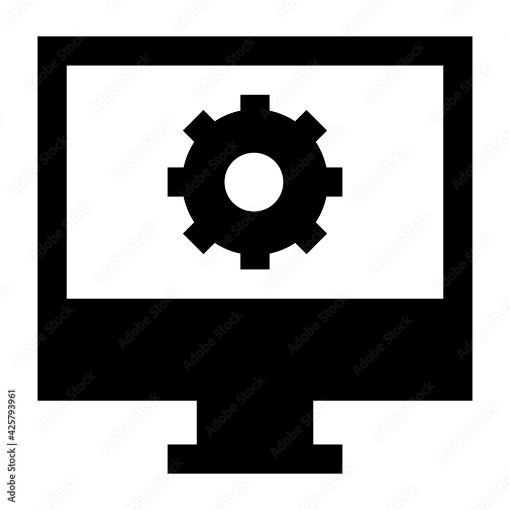 An icon of system settings in modern linear design
An icon of system settings in modern linear design