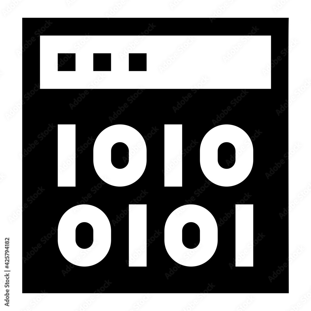 A website coding icon in linear design
A website coding icon in linear design