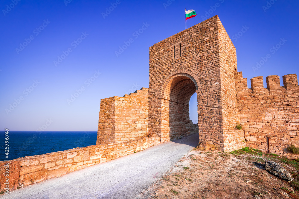Kaliakra Fortress medieval ruins in Bulgaria Kaliakra Fortress medieval ruins in Bulgaria