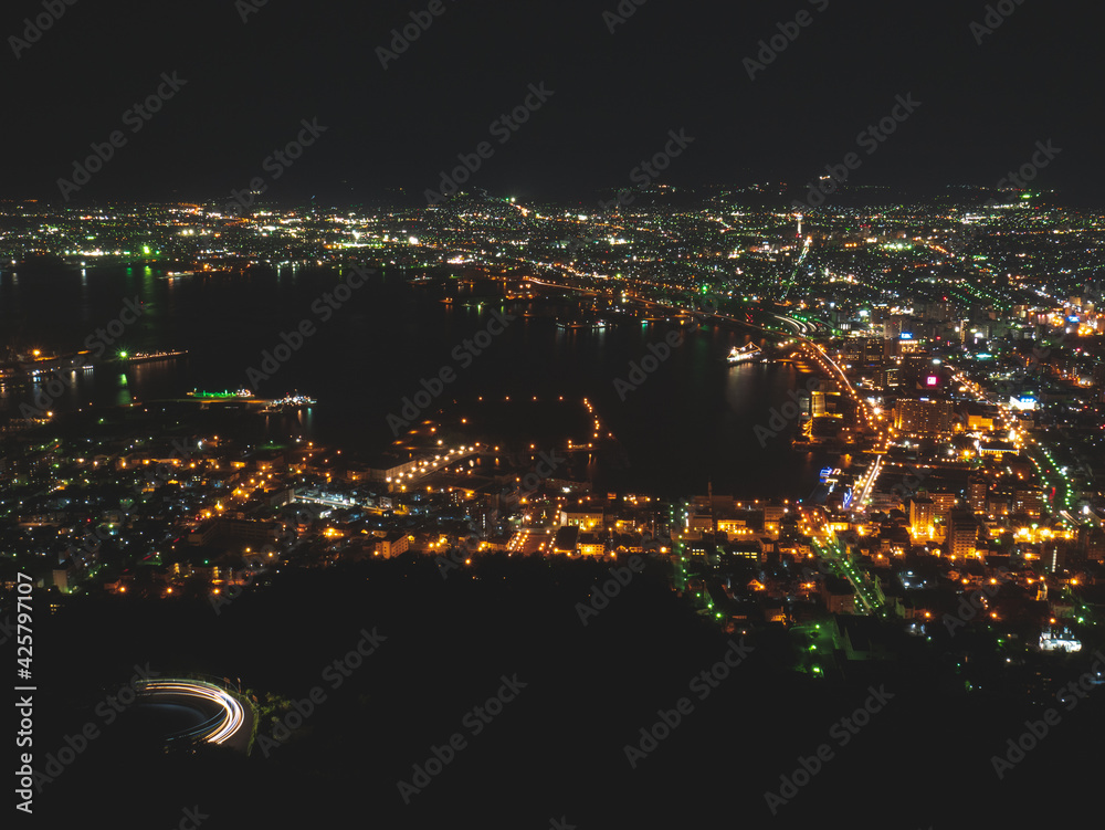 Naklejka premium Hakodate Night View 2