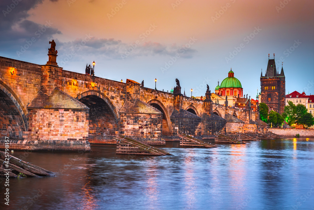 Prague, Czech Republic - Charles Bridge, Stare Mesto