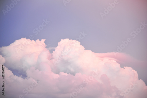 shade sky with purple clouds